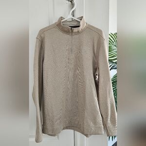 💝Beige Ribbed Pullover Sweater